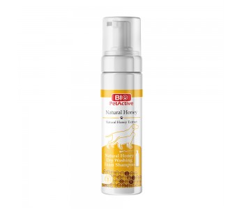 BIO PetActive Honey Dry Foam сух шампоан-пяна с мед за кучета и котки 200ml